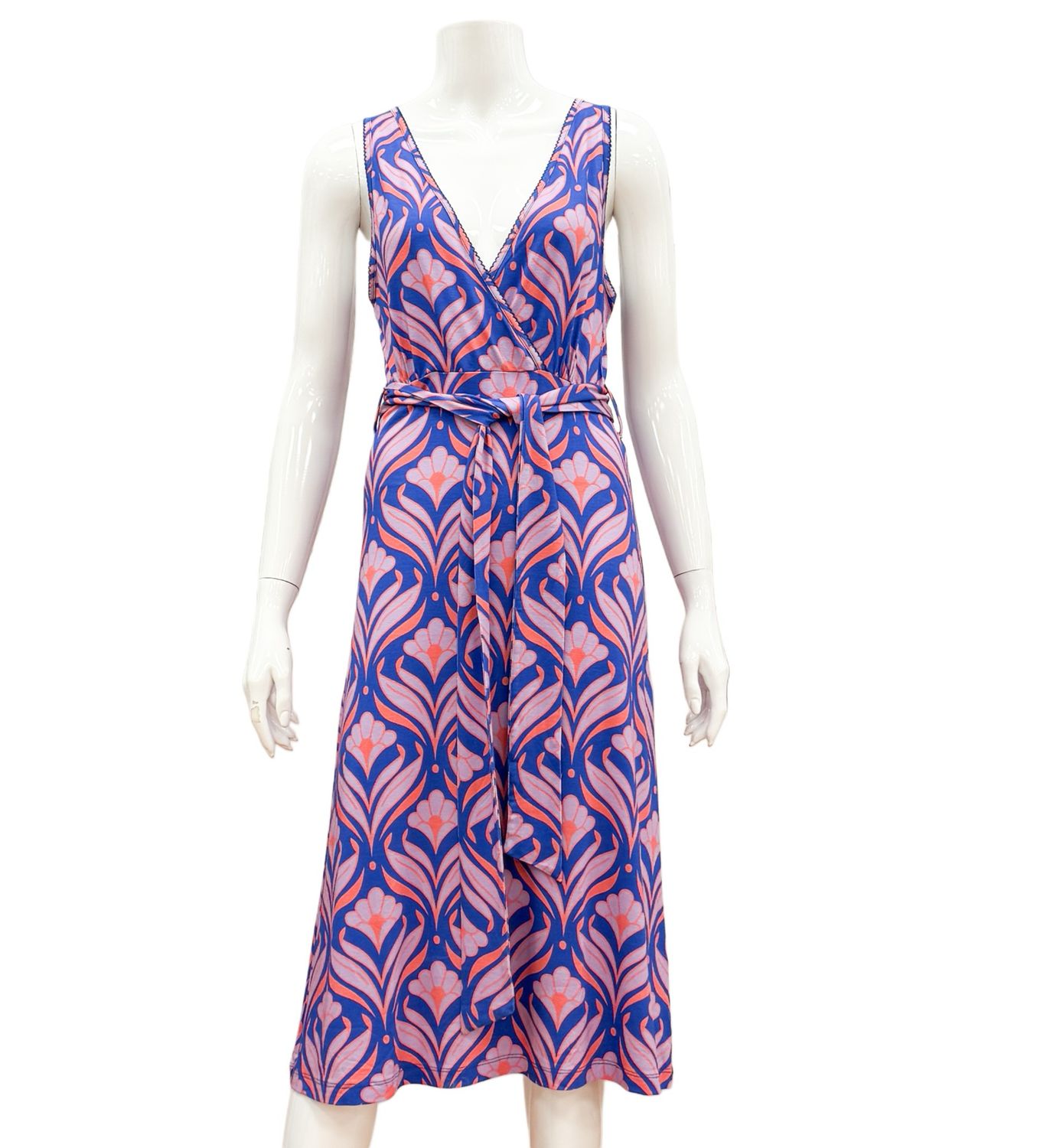 LASU25171 feminines ärmeloses Viscose Kleid LALAMOUR eine Größe größer bestellen