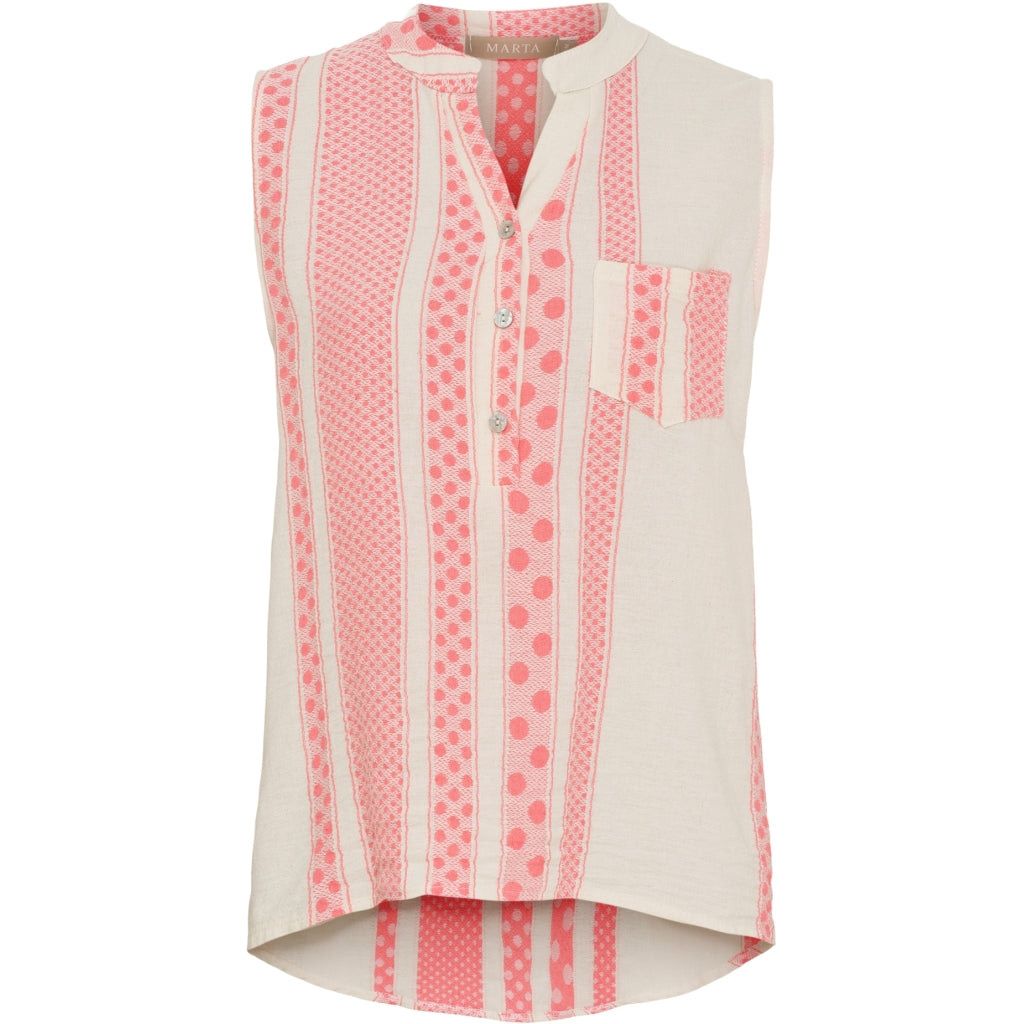84571 luftiges Top offwhite hummer MARTA DU CHATEAU
