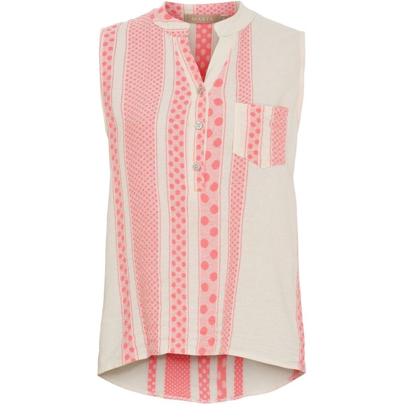 84571 luftiges Top offwhite hummer MARTA DU CHATEAU 84571 luftiges Top offwhite hummer MARTA DU CHATEAU