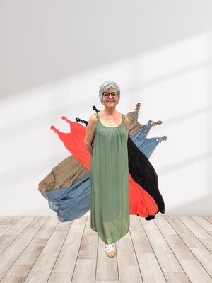Seiden-Viscose Kleider in 4 Farben MARTA DU CHATEAU