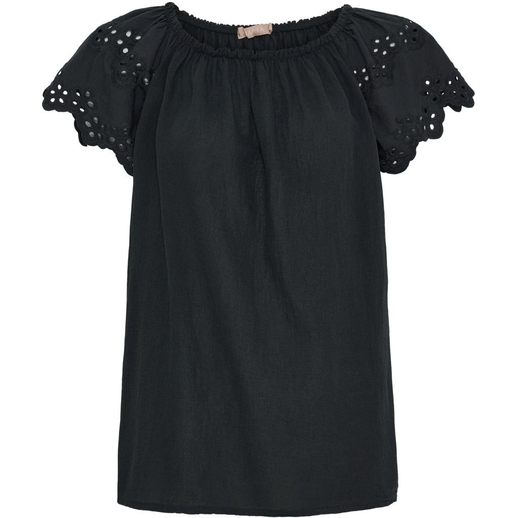 Randi Bluse mit Carmenausschnitt black MARTA DU CHATEAU