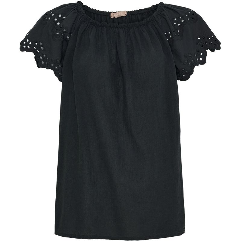 Randi Bluse mit Carmenausschnitt black MARTA DU CHATEAU Randi Bluse mit Carmenausschnitt black MARTA DU CHATEAU