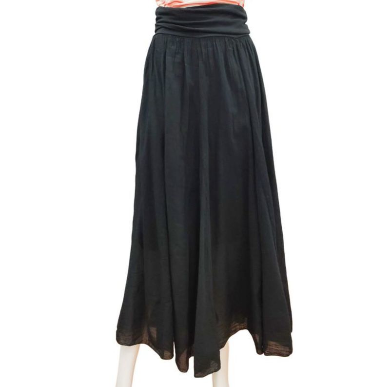MAGNA weit fallender Rock black MARTA DU CHATEAU MAGNA weit fallender Rock black MARTA DU CHATEAU
