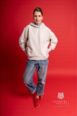 51032/5 Sweater mit Kapuze light grey melange THE SHIRT PROJECT 51032/5 Sweater mit Kapuze light grey melange THE SHIRT PROJECT