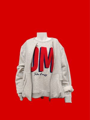 51098/5 Ballon Sweatjacke light grey melange THE SHIRT PROJEKT 51098/5 Ballon Sweatjacke light grey melange THE SHIRT PROJEKT