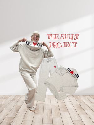 Sweater mit Kapuze und Sweathose light grey melange THE SHIRT PROJEKT