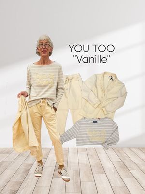 Ein toller MIX YOU TOO Blazer Alicia und You two Pant vanille REDUZIERT, Sweaty NEW THE SHIRT PROJECT