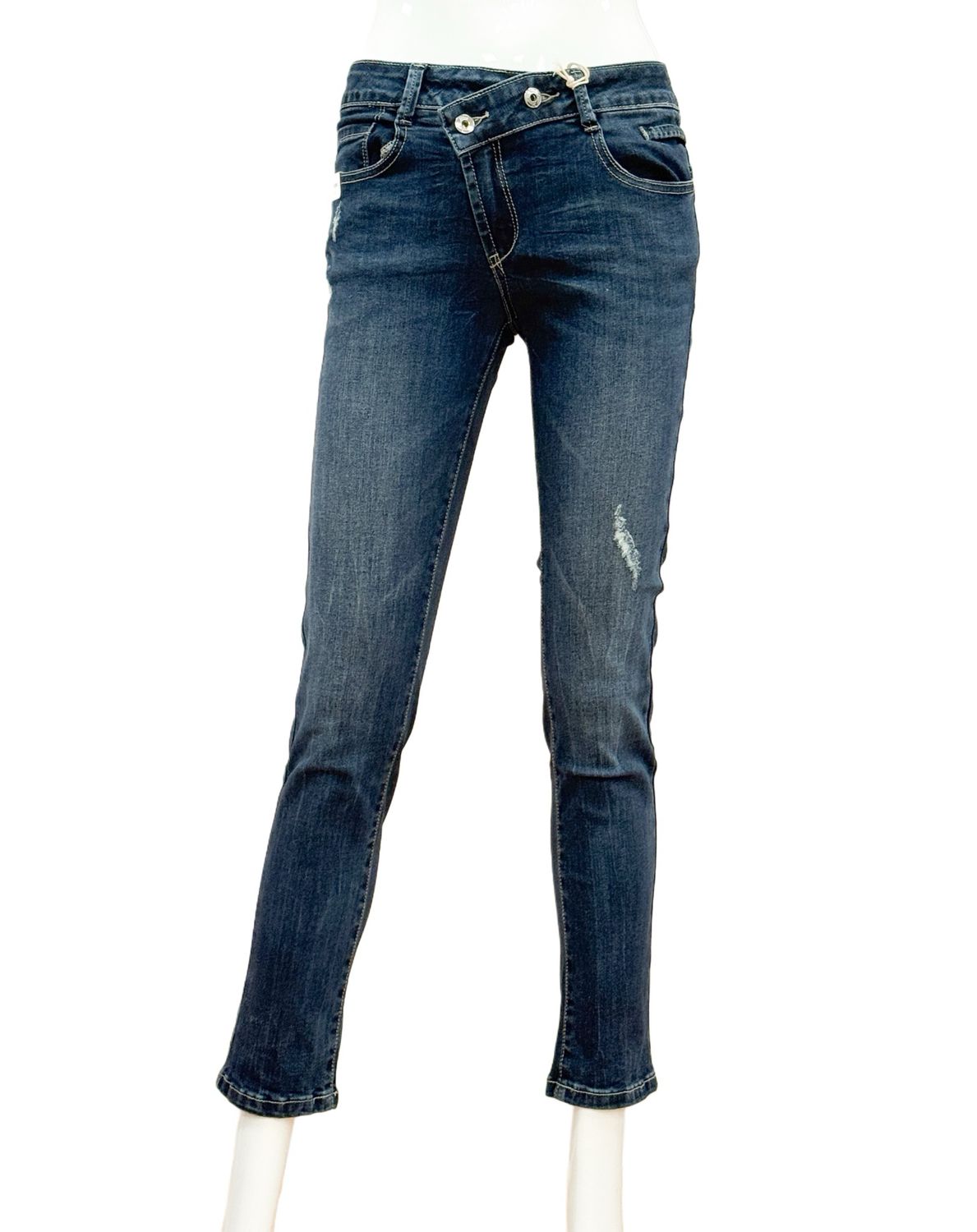 57Eliza 11542Y Slim Cropped Jeans 100 blue denim 28er Länge BLUE MONKEY