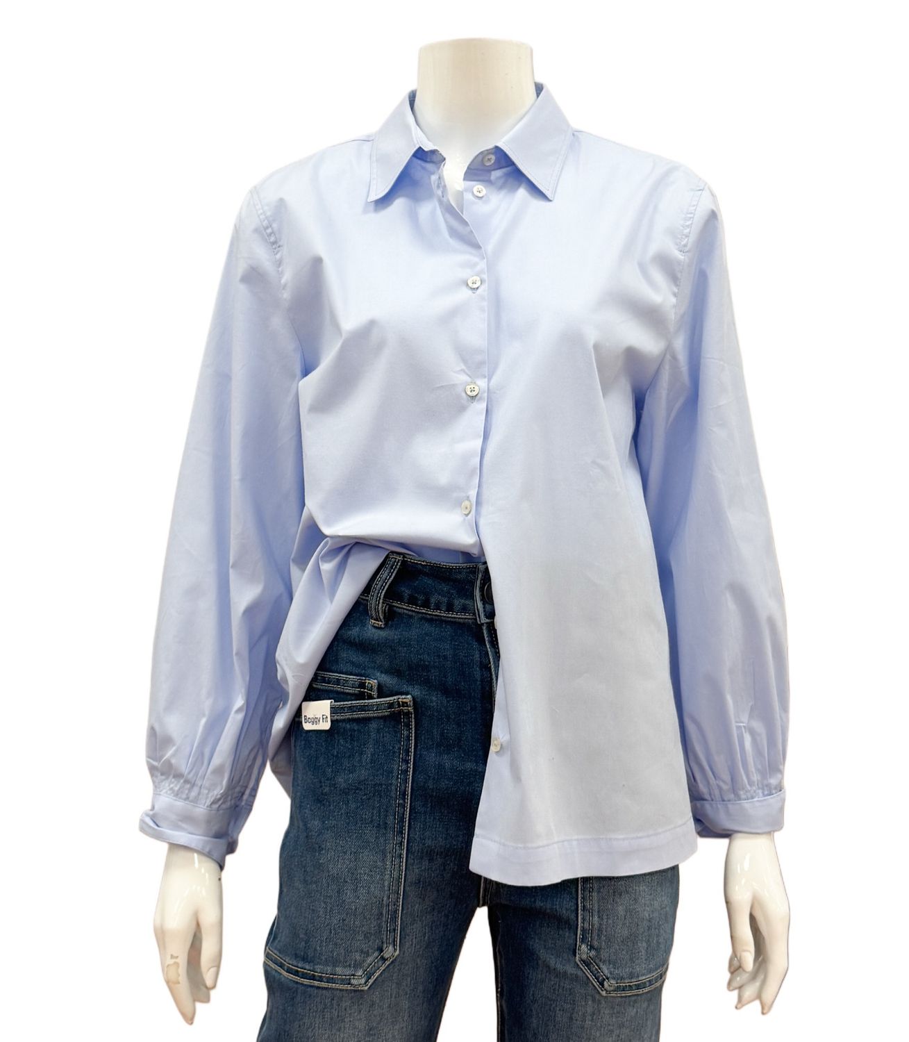 4890-15720-668 Baumwollbluse bright blue EMILY VAN DEN BERGH