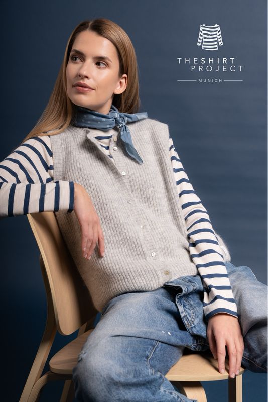 Weste grey melange THE SHIRT PROJECT Weste grey melange THE SHIRT PROJECT