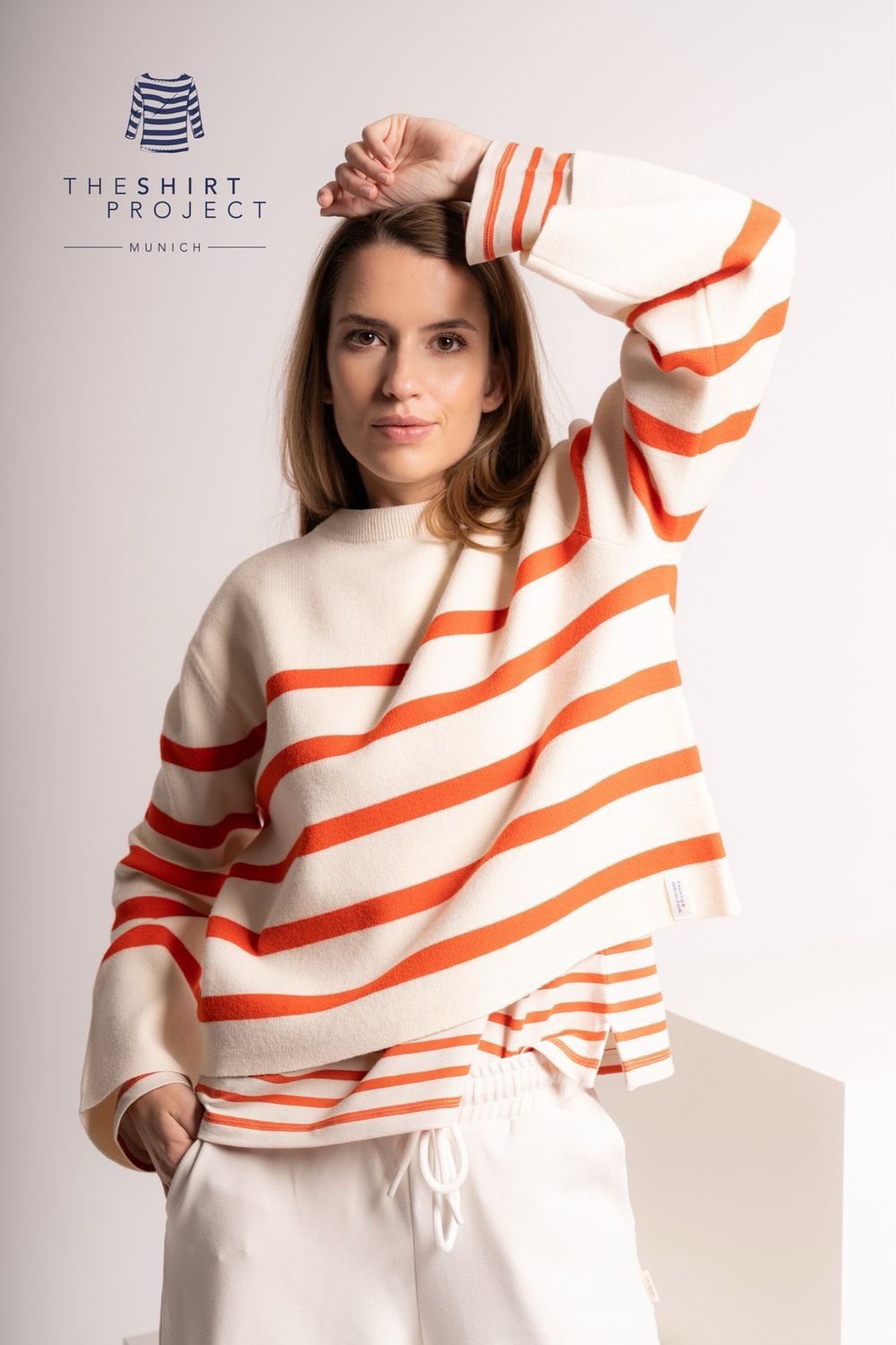 51019/5 Pullover offwhite flame THE SHIRT PROJECT