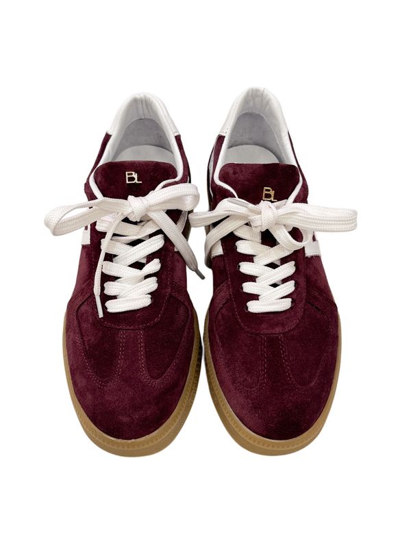 LIVA 58 Wildledersneaker bordo weiß BABOUCHE