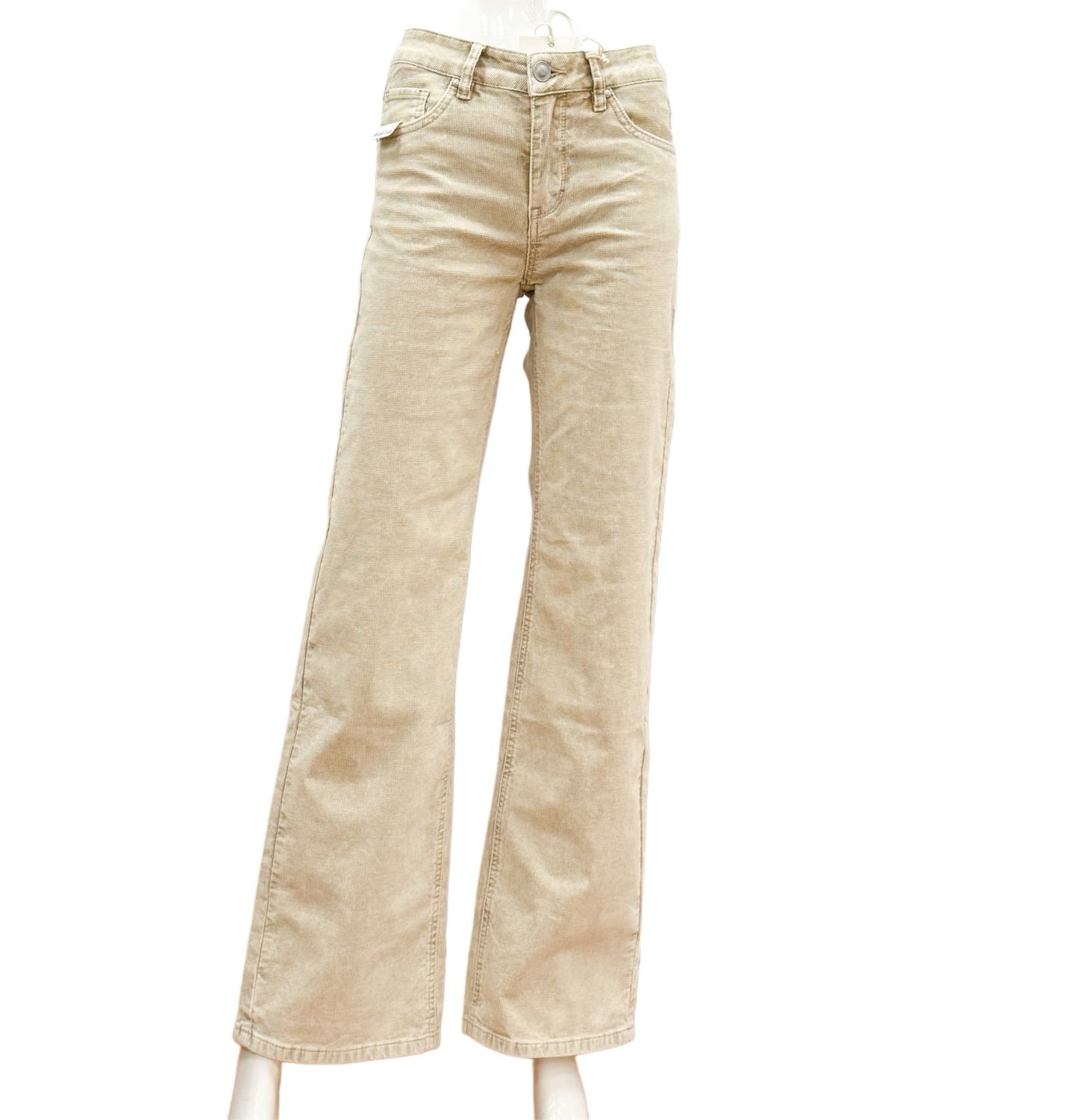 57ZOE-30962Y 1017 beige melange gewaffelte Cordhose BLUE MONKEY