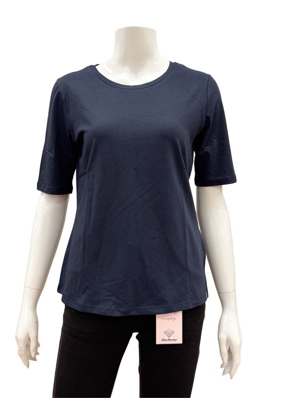 50014-navy Shirt mit verlängertem Kurzarm THE SHIRT PROJECT 50014-navy Shirt mit verlängertem Kurzarm THE SHIRT PROJECT