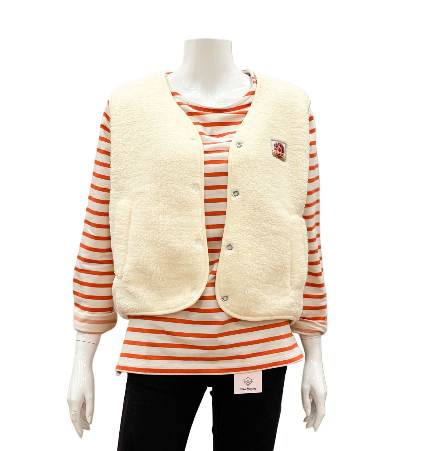 51036/5 Teddyweste offwhite THE SHIRT PROJECT