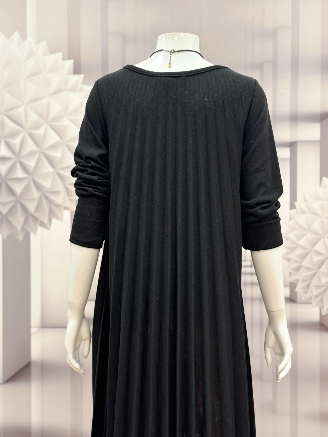 JASMIN Kleid mit Plisseefalten black MARTA DU CHATEAU