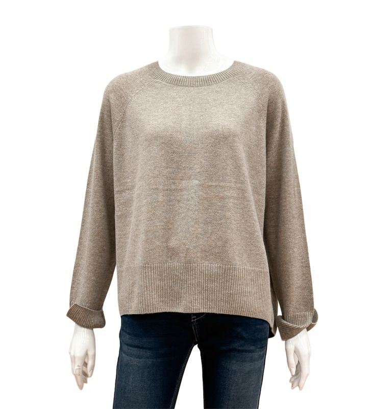 NOVEE toffee Merino/ Cashmere Pullover RINO&PELLE NOVEE toffee Merino/ Cashmere Pullover RINO&PELLE