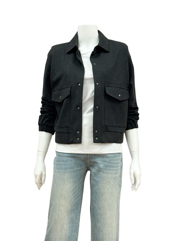 SRB4673 Jerseyjacket darkgrey RED BUTTON SRB4673 Jerseyjacket darkgrey RED BUTTON