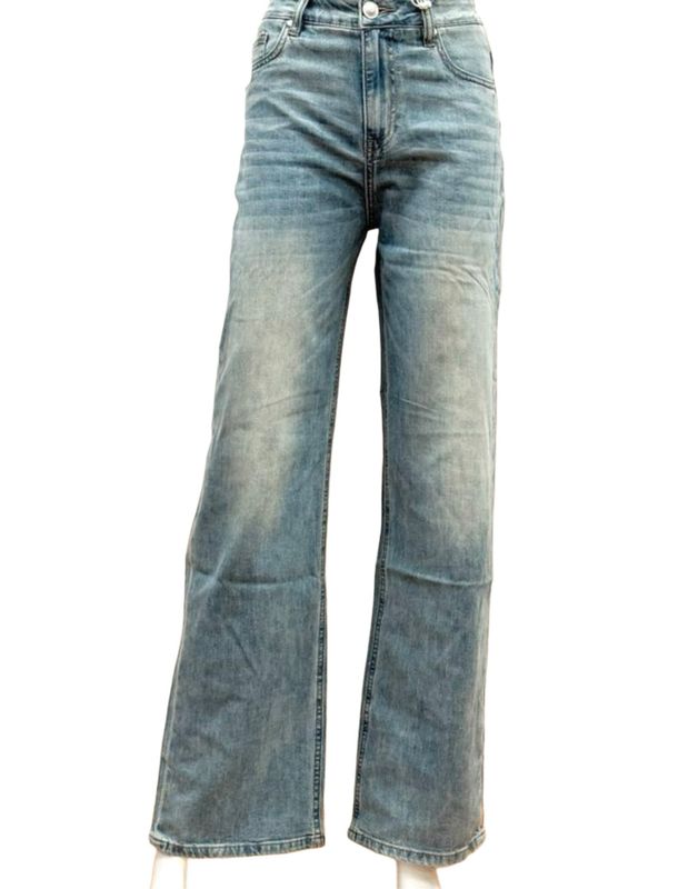 KYRA Jeans straight Länge 32 , 200 light blue denim BLUE MONKEY- fällt normal aus KYRA Jeans straight Länge 32 , 200 light blue denim BLUE MONKEY- fällt normal aus
