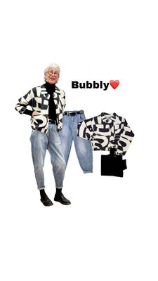 Bubbly Kuscheljacke grau milk RINO und PELLE, Rolli black BLOOMINGS, Ballon Fit Jeans BLUE MONKEY, Gürtel reduziert MAISON HOTEL