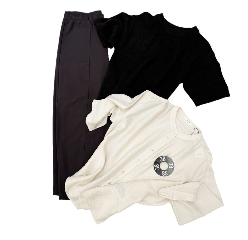 OPUS BOX Gr. 38/1 Pullover choco, Hose choco, Bluse ecru- Preis 150€ Wert über 210€- Paypal- keine Retoure