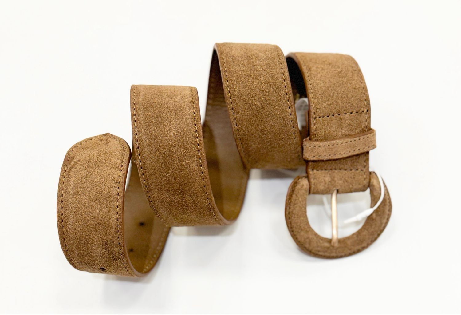 03-403045-99017 brown Veloursledergürtel Gr. 34-40