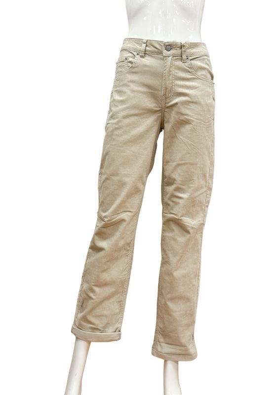 SRB4656 Caitlin Feincord stone- barrel legs RED BUTTON - eine Größe kleiner kaufen