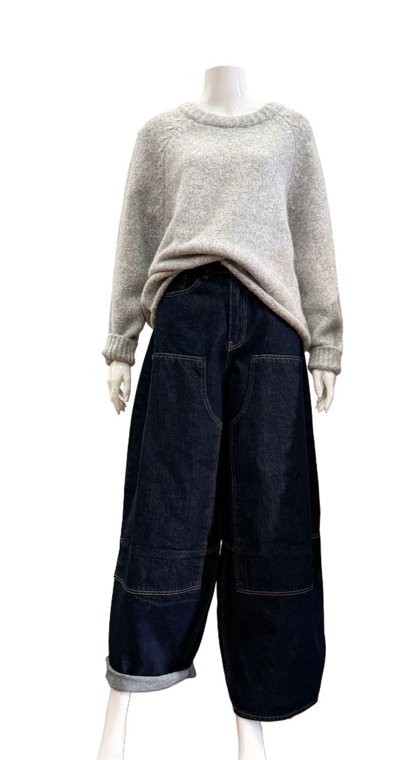 51045/5 Kuschelpullover grey melange THE SHIRT PROJECT