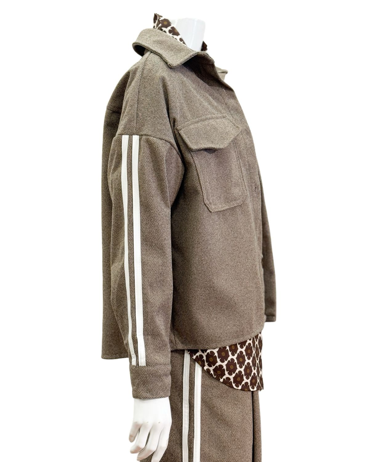 Avalon Blusenjacke kuschelig Fischgrätmuster MARTA DU CHATEAU