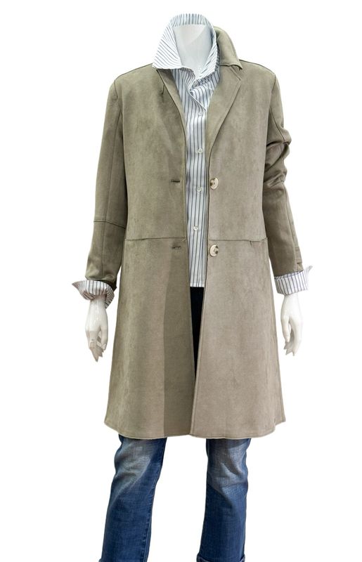 BABICE Velourslederjacke dusty khaki RINO&PELLE