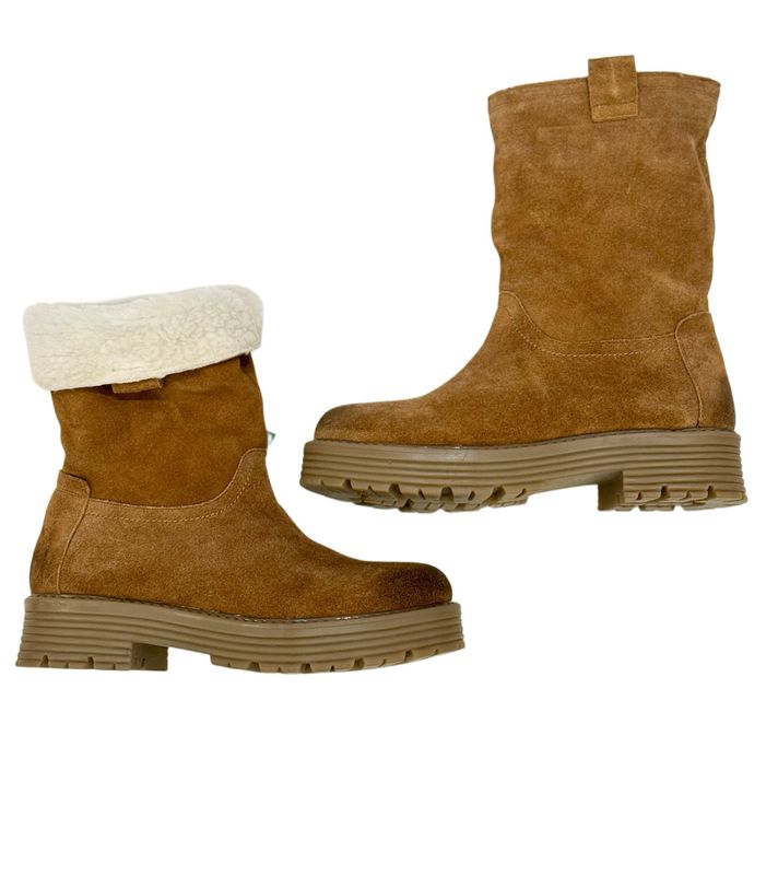 85346 Fellstiefel camel LAZAMANI