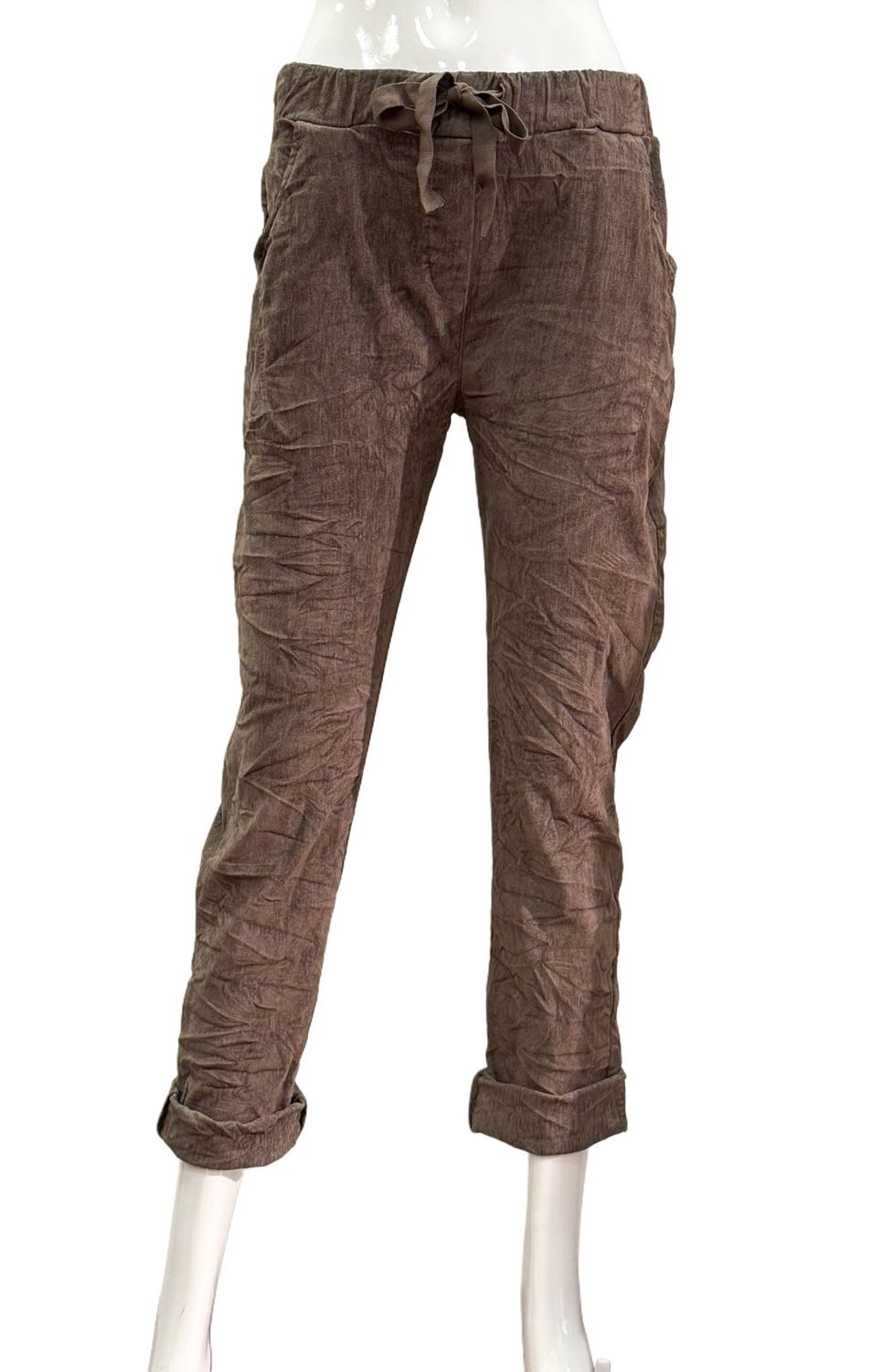 PECAN samtige Hose mit Dehnbund fango MARTA DU CHATEAU