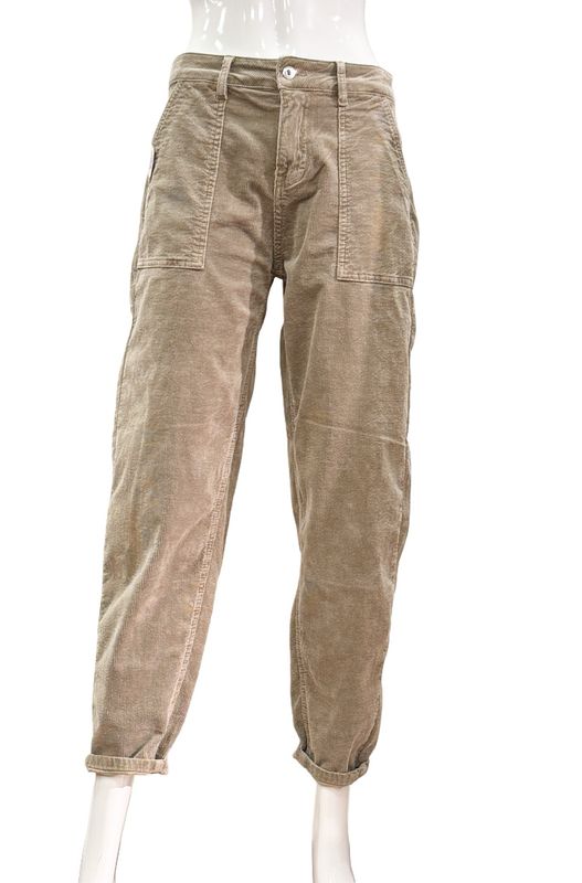 57 Ashley 11563 taupe Cordhose Ballon Fit 28 ger Länge BLUE MONKEY