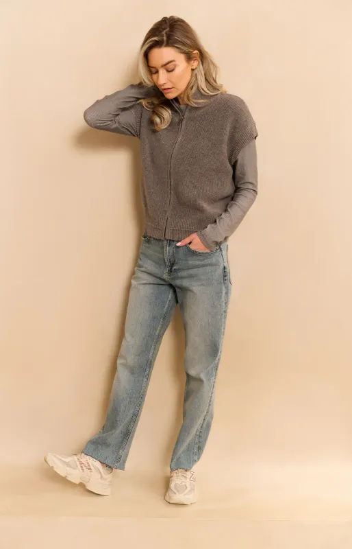 01-311115-99024 Denim-Jeans mit geradem Bein und Washed-Look - 32 er Länge YAYA