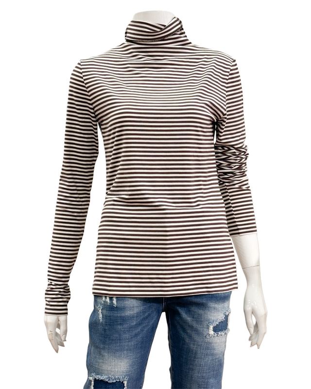 51305-10721 Rolli milk choco stripe THE SHIRT PROJECT 51305-10721 Rolli milk choco stripe THE SHIRT PROJECT