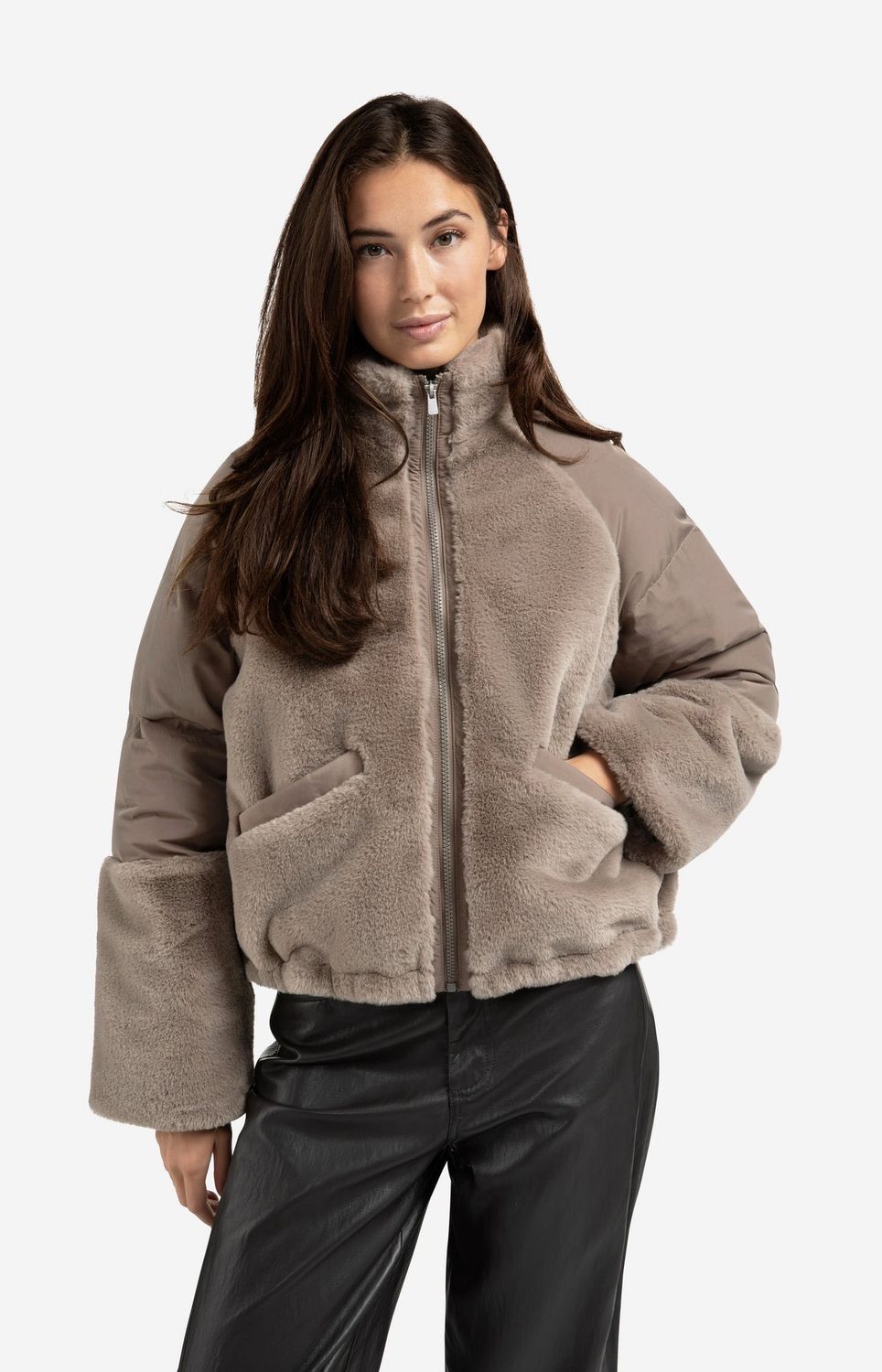 02-001062-99017 Match-Mix Jacke braun YAYA 02-001062-99017 Match-Mix Jacke braun YAYA