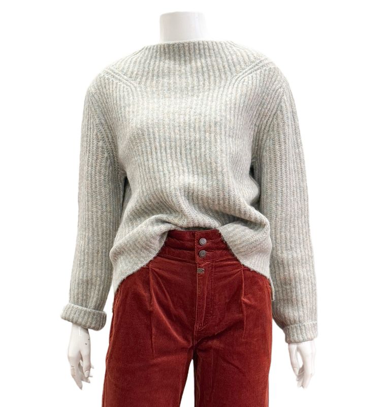 51247 pastell mel. kuscheliger Mock Neck Pullover THE SHIRT PROJECT