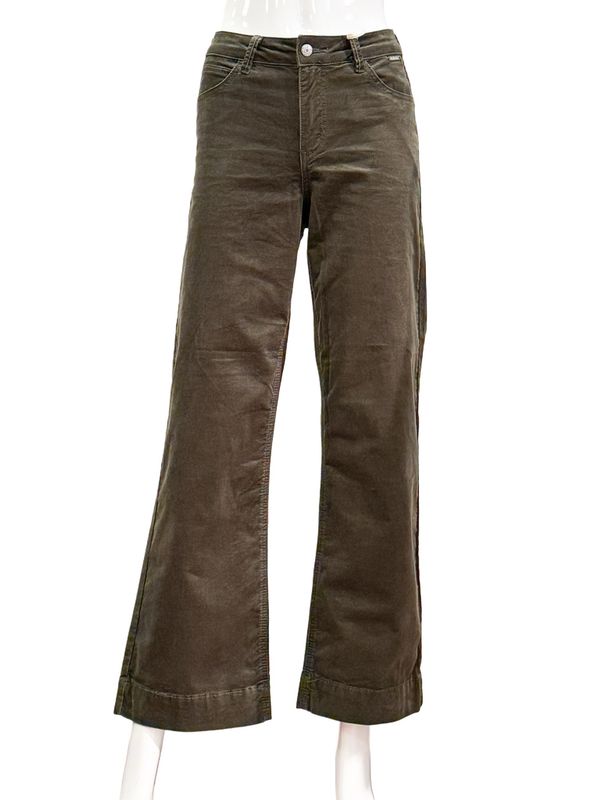 SRB4653 CONNY Shiny Feincord khaki 28 er Länge RED BUTTON SRB4653 CONNY Shiny Feincord khaki 28 er Länge RED BUTTON