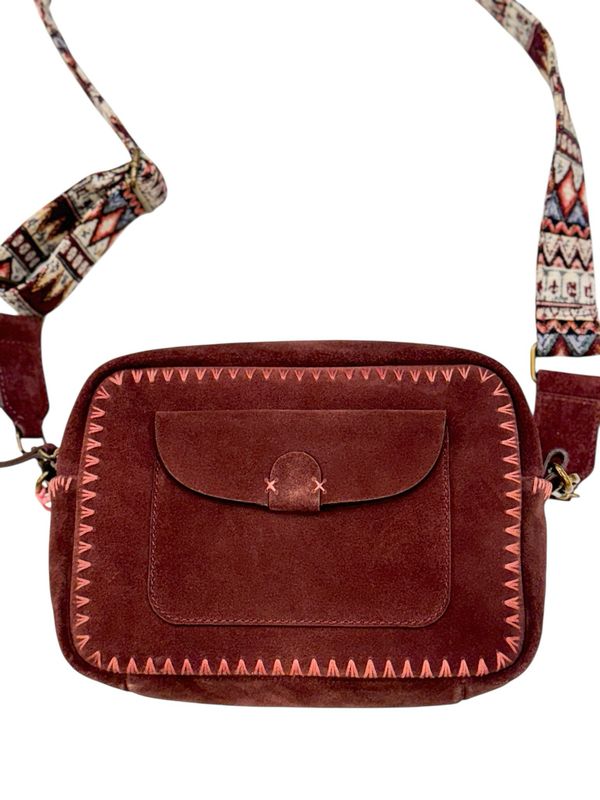 Wildlederbag bordeaux WHITE STUFF