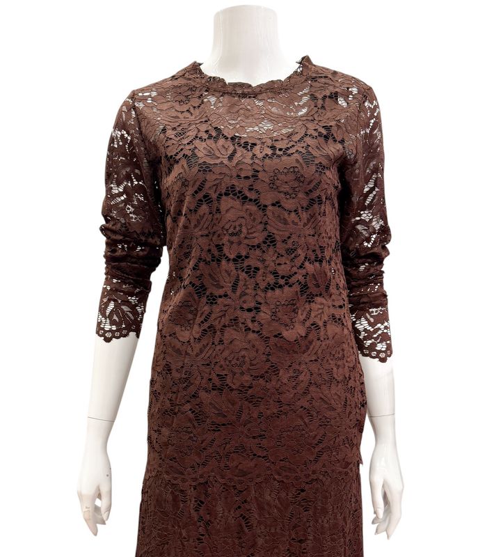 7707 moro braun Spitzenshirt MARTA DU CHATEAU 7707 moro braun Spitzenshirt MARTA DU CHATEAU