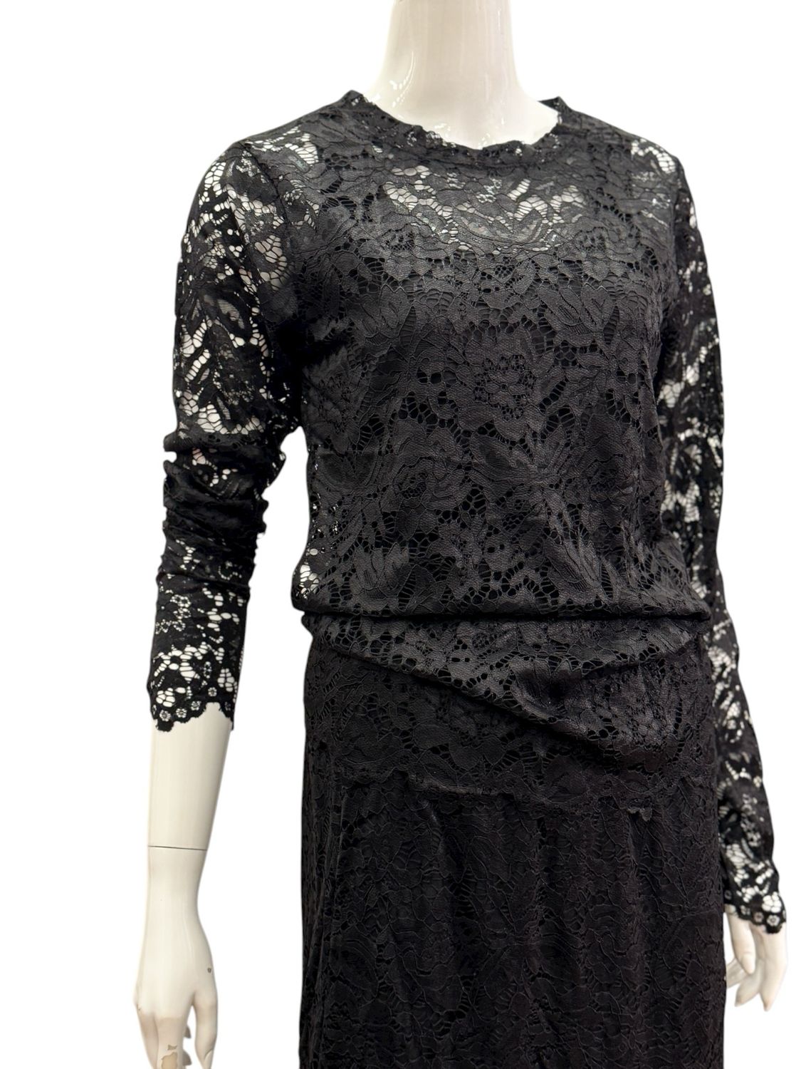 7707 black Spitzenshirt MARTA DU CHATEAU 7707 black Spitzenshirt MARTA DU CHATEAU