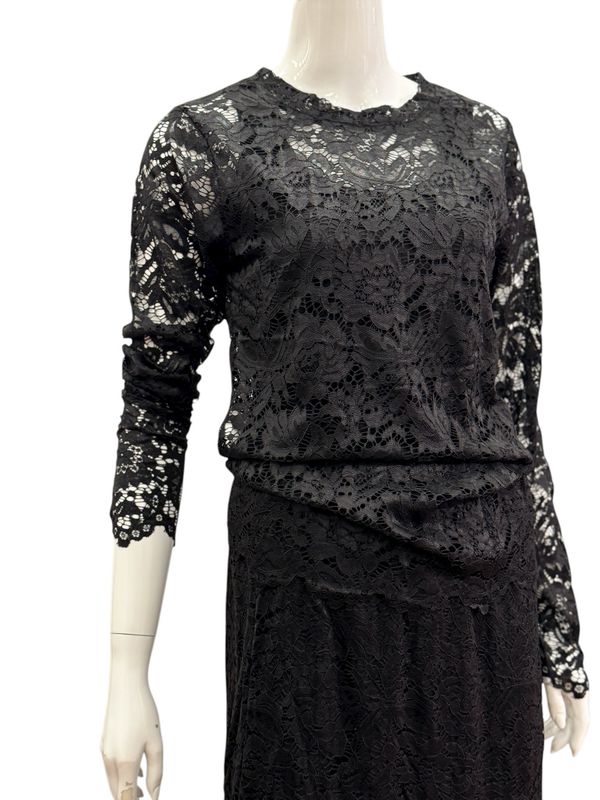 7707 black Spitzenshirt MARTA DU CHATEAU 7707 black Spitzenshirt MARTA DU CHATEAU