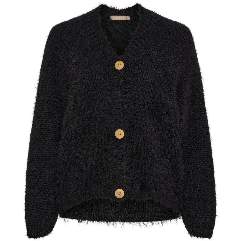 809 black kuscheliger Cardigan MARTA DU CHATEAU 809 black kuscheliger Cardigan MARTA DU CHATEAU