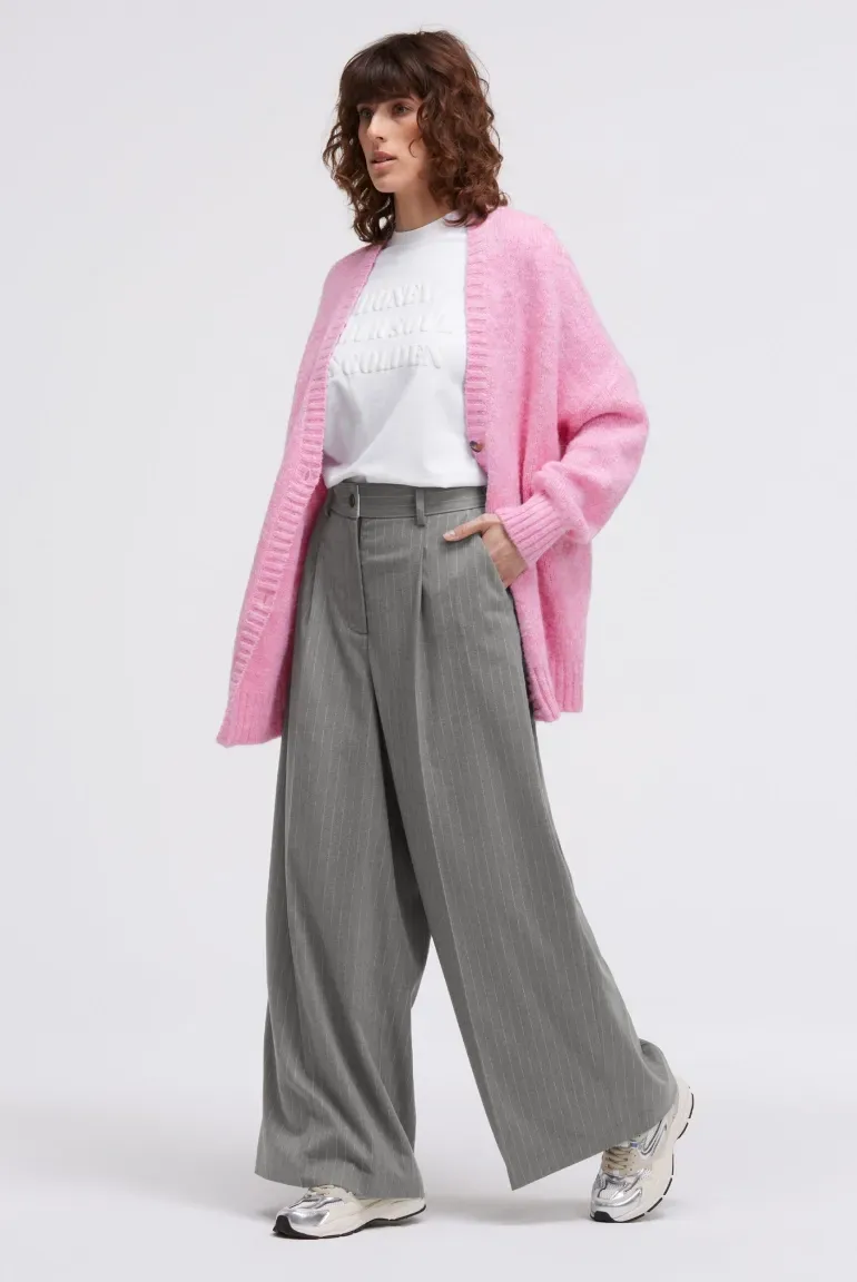 SE2510-1901 cozy grey Nadelstreifenhose mit extra weitem Bein SENSES THE LABLE SE2510-1901 cozy grey Nadelstreifenhose mit extra weitem Bein SENSES THE LABLE