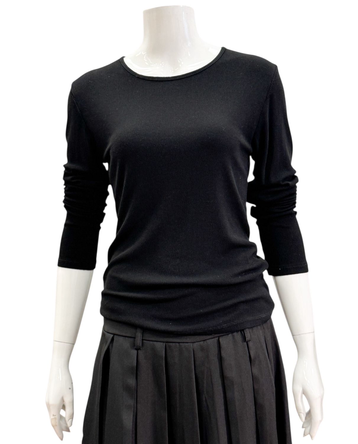 4906 BW Rippshirt black MARTA DU CHATEAU 4906 BW Rippshirt black MARTA DU CHATEAU