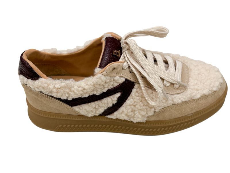 MIA - 20 beige mit rotbraun Teddysneaker BABOUCHE MIA - 20 beige mit rotbraun Teddysneaker BABOUCHE