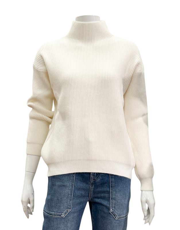 1014 kuscheliger Mockneckpullover ohne Wolle wollweiß BODY TOUCH 1014 kuscheliger Mockneckpullover ohne Wolle wollweiß BODY TOUCH