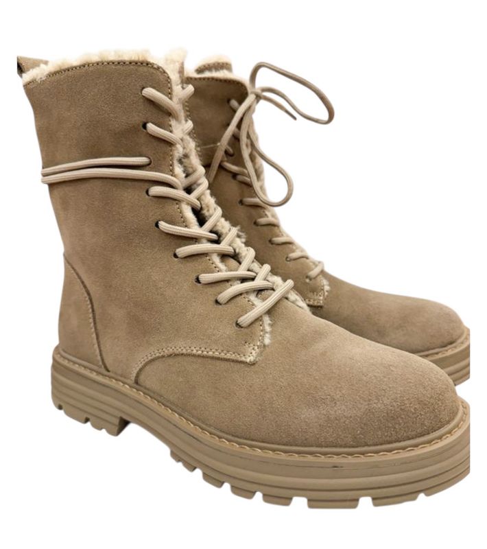 ATIA Winterstiefel Rinds- Velourleder RINO und PELLE