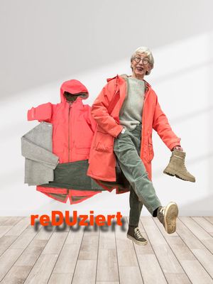 REDUZIERT Wetterjacke DERBE, Pullover THE SHIRT PROJECT, Cord Barrel BLUE MONKEY, Stiefel RINOund PELLE