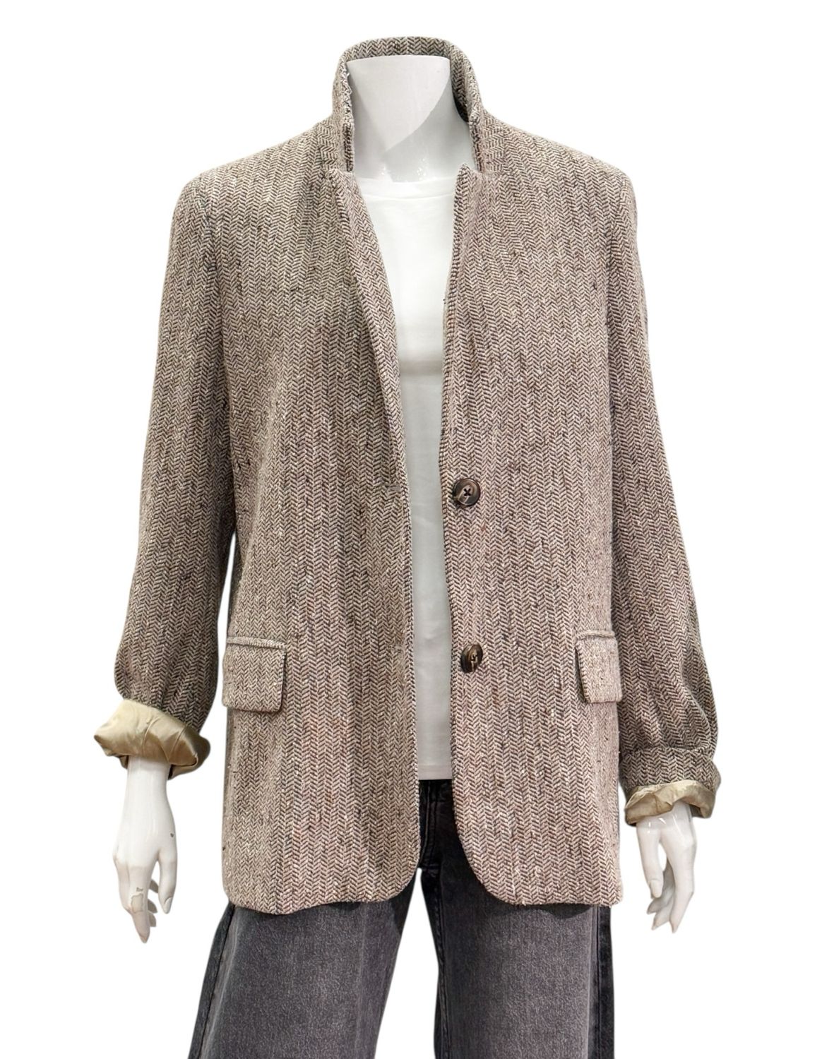 Hutton Blazer Fischgrätmuster Bolton brown MAISON HOTEL S und L Hutton Blazer Fischgrätmuster Bolton brown MAISON HOTEL S und L